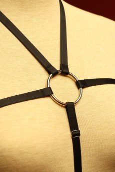 画像17: V-9866｜ボディハーネス・ブラック｜AxamiSexy アクサミセクシー【サイズ交換NG・メール便対象】輸入下着・高級ランジェリー  (17)