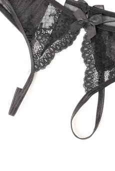 画像11: V-9863｜オープンクロッチショーツ・ブラック｜AxamiSexy アクサミセクシー【サイズ交換NG・メール便対象】輸入下着・高級ランジェリー   (11)