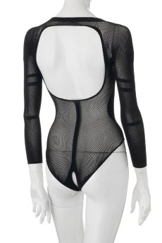 画像12: 在庫限り｜XLサイズ｜B137 teddy | ボディストッキング素材の背中開きボディスーツ・テディ・黒   | 高級Sexyランジェリー Obsessive【即日発送・サイズ交換NG・メール便対象】輸入下着・ランジェリー  （再入荷なし） (12)