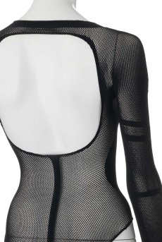 画像14: 在庫限り｜XLサイズ｜B137 teddy | ボディストッキング素材の背中開きボディスーツ・テディ・黒   | 高級Sexyランジェリー Obsessive【即日発送・サイズ交換NG・メール便対象】輸入下着・ランジェリー  （再入荷なし） (14)