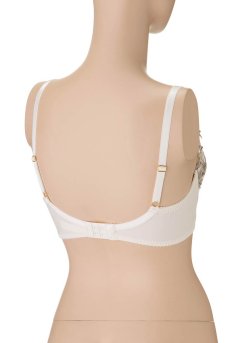 画像9: 【70％OFF】70Cサイズ｜PROMES-cream-B139 ｜パッドなし・ワイヤーブラ・一枚レース｜ewabien エヴァビアン【サイズ交換NG・メール便対象】 輸入下着・高級ランジェリー (9)