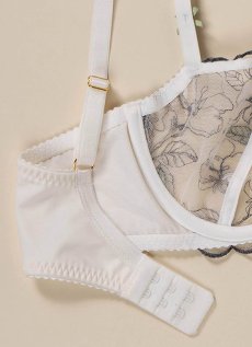 画像14: 【70％OFF】70Cサイズ｜PROMES-cream-B139 ｜パッドなし・ワイヤーブラ・一枚レース｜ewabien エヴァビアン【サイズ交換NG・メール便対象】 輸入下着・高級ランジェリー (14)