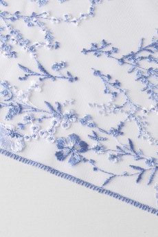 画像16: 在庫限り｜75Eサイズ｜SANSA-white-blue-B214 | 3/4カップ・ワイヤーブラ・グラマー向け・すっぴん美乳ブラ｜ ewabien エヴァビアン| 輸入下着・高級ランジェリー (16)