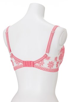 画像9: 在庫限り｜70Fサイズ｜AVERO-coral-B214 | 3/4カップ・ワイヤーブラ・グラマー向け・すっぴん美乳ブラ｜ ewabien エヴァビアン| 輸入下着・高級ランジェリー  (9)
