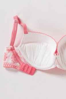 画像14: 在庫限り｜70Fサイズ｜AVERO-coral-B214 | 3/4カップ・ワイヤーブラ・グラマー向け・すっぴん美乳ブラ｜ ewabien エヴァビアン| 輸入下着・高級ランジェリー  (14)
