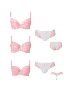 画像18: 在庫限り｜70Fサイズ｜AVERO-coral-B214 | 3/4カップ・ワイヤーブラ・グラマー向け・すっぴん美乳ブラ｜ ewabien エヴァビアン| 輸入下着・高級ランジェリー  (18)