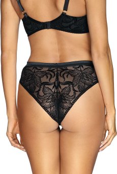 画像4: 【30%OFF】Sサイズ｜VELVET-black-C511｜ブラジリアンショーツ（ブラック・ベロア風） ※メール便対象【サイズ交換NG】エヴァビアン ewabien輸入下着・高級ランジェリー   (4)