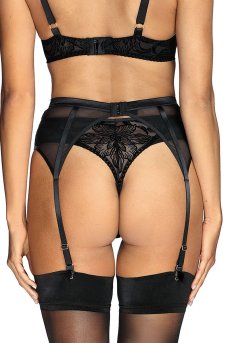 画像4: 【30%OFF】Sサイズ｜VELVET-black-C201｜タンガ（Tバック・ブラック・ベロア調） ※メール便対象【サイズ交換NG】エヴァビアン ewabien輸入下着・高級ランジェリー  （再入荷なし） (4)