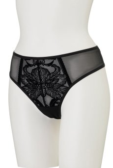 画像9: 【30%OFF】Sサイズ｜VELVET-black-C201｜タンガ（Tバック・ブラック・ベロア調） ※メール便対象【サイズ交換NG】エヴァビアン ewabien輸入下着・高級ランジェリー  （再入荷なし） (9)