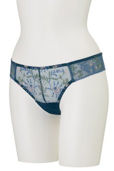 画像9: 【20%OFF】NADEEN-azure-C322 | ブラジリアンタンガ・Tバック・シースルー・アズール・ブルー  | ewabien エヴァビアン【サイズ交換NG】※メール便対象※輸入下着・高級ランジェリー (再入荷なし) (9)