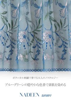 画像16: 【20%OFF】NADEEN-azure-C322 | ブラジリアンタンガ・Tバック・シースルー・アズール・ブルー  | ewabien エヴァビアン【サイズ交換NG】※メール便対象※輸入下着・高級ランジェリー (再入荷なし) (16)