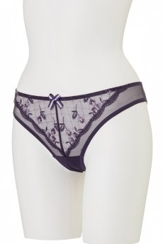 画像9: 【20%OFF】TAMAL-violet-C322 | ブラジリアンタンガ・シースルー・パープル  | ewabien エヴァビアン【サイズ交換NG】※メール便対象※輸入下着・高級ランジェリー (再入荷なし) (9)