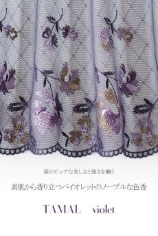 画像16: 【20%OFF】TAMAL-violet-C322 | ブラジリアンタンガ・シースルー・パープル  | ewabien エヴァビアン【サイズ交換NG】※メール便対象※輸入下着・高級ランジェリー (再入荷なし) (16)