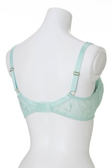 画像9: サイズ限定｜75B.75D【50%OFF】NADEEN-mint-B214 | グラマー向けすっぴん美乳ブラ・ストラップ太め・バストサロン推奨・プランジブラ・B〜Hカップ・ミント・ライトグリーン | ewabien エヴァビアン| 輸入下着・高級ランジェリー  (9)