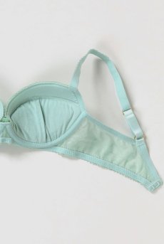 画像13: サイズ限定｜75B.75D【50%OFF】NADEEN-mint-B214 | グラマー向けすっぴん美乳ブラ・ストラップ太め・バストサロン推奨・プランジブラ・B〜Hカップ・ミント・ライトグリーン | ewabien エヴァビアン| 輸入下着・高級ランジェリー  (13)