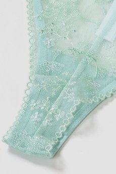 画像15: サイズ限定｜L【20%OFF】NADEEN-mint-C322 | ブラジリアンタンガ・Tバック・シースルー・ミント・ライトグリーン  | ewabien エヴァビアン【サイズ交換NG】※メール便対象※輸入下着・高級ランジェリー  (15)