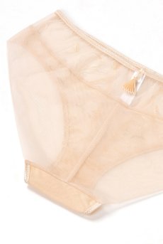 画像14: 在庫限り｜Mサイズ｜HELENE-vanilla-C110 | ノーマルショーツ・シースルー・バニラ  | ewabien エヴァビアン【サイズ交換NG】※メール便対象※輸入下着・高級ランジェリー （再入荷なし） (14)