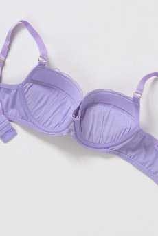 画像16: 在庫限り｜70D.75F.80Dサイズ｜BONITA lilac B214 | 3/4カップ・ワイヤーブラ・グラマー向け・すっぴん美乳ブラ・ラベンダー | ewabien エヴァビアン| 輸入下着・高級ランジェリー  (16)