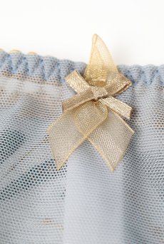 画像13: 在庫限り｜NATALI blue-grey C110 | ノーマルショーツ・ブルーグレー  | ewabien エヴァビアン【サイズ交換NG・メール便対象】輸入下着・高級ランジェリー  (13)