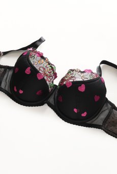 画像8: 在庫限り｜LOLA black-B150 | フルカップ・ワイヤーブラ・セミソフトブラ・大きいサイズ・ブラック| ewabien エヴァビアン| 輸入下着・高級ランジェリー  (8)