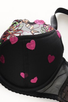 画像9: 在庫限り｜LOLA black-B150 | フルカップ・ワイヤーブラ・セミソフトブラ・大きいサイズ・ブラック| ewabien エヴァビアン| 輸入下着・高級ランジェリー  (9)