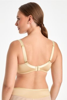 画像3: KARMELA gold B161 | フルカップ・パッドなし・ワイヤーブラ・一枚レース・大きいサイズ・ゴールド | ewabien エヴァビアン| 輸入下着・高級ランジェリー  (3)