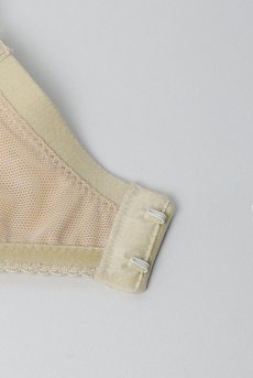 画像12: KARMELA gold B161 | フルカップ・パッドなし・ワイヤーブラ・一枚レース・大きいサイズ・ゴールド | ewabien エヴァビアン| 輸入下着・高級ランジェリー  (12)