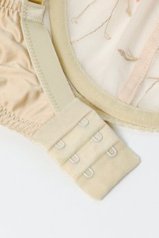 画像13: KARMELA gold B161 | フルカップ・パッドなし・ワイヤーブラ・一枚レース・大きいサイズ・ゴールド | ewabien エヴァビアン| 輸入下着・高級ランジェリー  (13)
