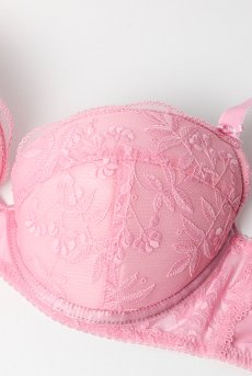 画像12: FIORA pink B214 | 3/4カップ・ワイヤーブラ・グラマー向け・すっぴん美乳ブラ・ピンク| ewabien エヴァビアン| 輸入下着・高級ランジェリー  (12)
