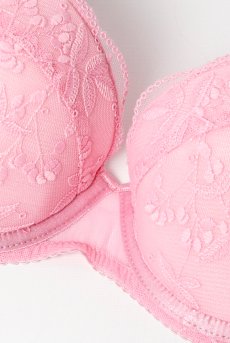 画像13: FIORA pink B214 | 3/4カップ・ワイヤーブラ・グラマー向け・すっぴん美乳ブラ・ピンク| ewabien エヴァビアン| 輸入下着・高級ランジェリー  (13)