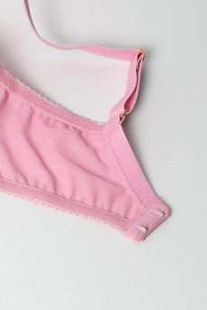 画像15: FIORA pink B214 | 3/4カップ・ワイヤーブラ・グラマー向け・すっぴん美乳ブラ・ピンク| ewabien エヴァビアン| 輸入下着・高級ランジェリー  (15)