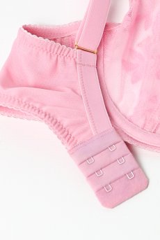 画像13: FIORA pink B161 | フルカップ・パッドなし・ワイヤーブラ・一枚レース・大きいサイズ・ピンク | ewabien エヴァビアン| 輸入下着・高級ランジェリー  (13)