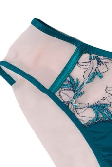 画像14: SALMA emerald C511｜ブラジリアンショーツ・ピンク×グリーン | ewabien エヴァビアン【サイズ交換NG・メール便対象】輸入下着・高級ランジェリー  (14)