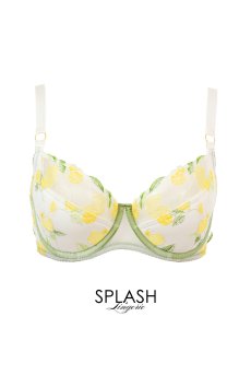 画像1: LIMON cream B150 | フルカップ・ワイヤーブラ・セミソフトブラ・大きいサイズ・クリーム| ewabien エヴァビアン【サイズ交換OK】 輸入下着・高級ランジェリー  (1)