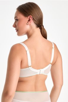 画像3: LIMON cream B150 | フルカップ・ワイヤーブラ・セミソフトブラ・大きいサイズ・クリーム| ewabien エヴァビアン【サイズ交換OK】 輸入下着・高級ランジェリー  (3)
