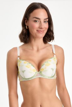 画像8: LIMON cream B214 | 3/4カップ・ワイヤーブラ・グラマー向け・すっぴん美乳ブラ・クリーム| ewabien エヴァビアン【サイズ交換OK】 輸入下着・高級ランジェリー  (8)