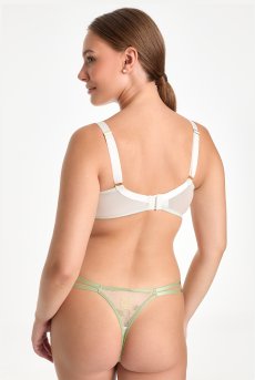 画像5: LIMON cream B161 | フルカップ・パッドなし・ワイヤーブラ・一枚レース・大きいサイズ・クリーム | ewabien エヴァビアン【サイズ交換OK】 輸入下着・高級ランジェリー  (5)