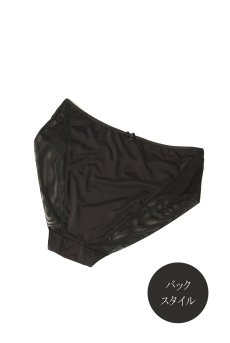 画像10: RINA black C125 | ハイウエストショーツ・シースルー・ブラック  | ewabien エヴァビアン【サイズ交換NG・メール便対象】輸入下着・高級ランジェリー  (10)