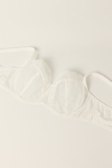 画像9: RINA cream B161 | フルカップ・パッドなし・ワイヤーブラ・一枚レース・大きいサイズ・ホワイト | ewabien エヴァビアン| 輸入下着・高級ランジェリー  (9)