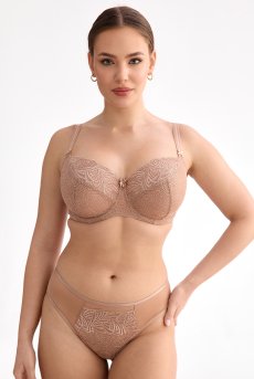 画像8: RINA beige C511｜ブラジリアンショーツ・ベージュ | ewabien エヴァビアン【サイズ交換NG・メール便対象】輸入下着・高級ランジェリー  (8)