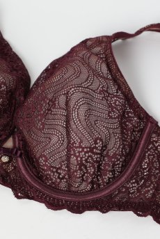 画像9: MARIBEL cherry B862 | ブラレット・フルカップ・パッドなし・ワイヤーブラ・一枚レース・大きいサイズ・バイオレット | ewabien エヴァビアン【サイズ交換OK・メール便対象】 輸入下着・高級ランジェリー  (9)