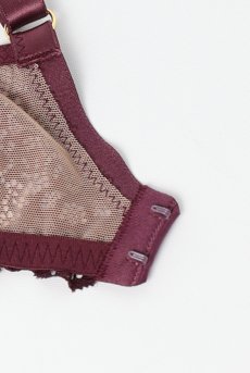 画像12: MARIBEL cherry B862 | ブラレット・フルカップ・パッドなし・ワイヤーブラ・一枚レース・大きいサイズ・バイオレット | ewabien エヴァビアン【サイズ交換OK・メール便対象】 輸入下着・高級ランジェリー  (12)