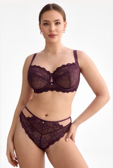 画像5: MARIBEL cherry C511|ブラジリアンショーツ・バイオレット | ewabien エヴァビアン【サイズ交換NG・メール便対象】輸入下着・高級ランジェリー  (5)