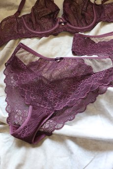 画像18: MARIBEL cherry C511|ブラジリアンショーツ・バイオレット | ewabien エヴァビアン【サイズ交換NG・メール便対象】輸入下着・高級ランジェリー  (18)