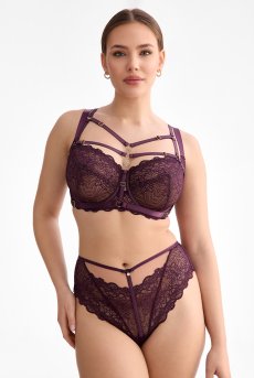 画像5: MARIBEL cherry-HN |ボディハーネス・バイオレット | ewabien エヴァビアン【サイズ交換NG・メール便対象】輸入下着・高級ランジェリー  (5)