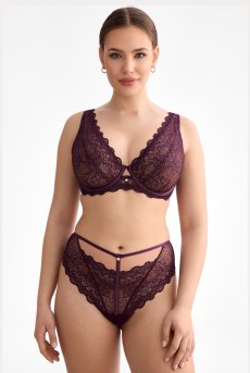 画像5: MARIBEL cherry C220|タンガ・バイオレット  | ewabien エヴァビアン【サイズ交換NG・メール便対象】輸入下着・高級ランジェリー  (5)