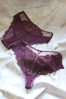 画像18: MARIBEL cherry C220|タンガ・バイオレット  | ewabien エヴァビアン【サイズ交換NG・メール便対象】輸入下着・高級ランジェリー  (18)