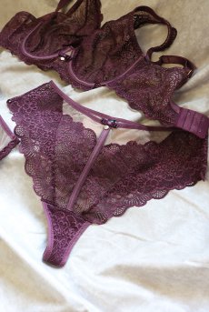 画像19: MARIBEL cherry C220|タンガ・バイオレット  | ewabien エヴァビアン【サイズ交換NG・メール便対象】輸入下着・高級ランジェリー  (19)