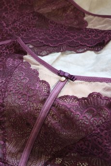 画像20: MARIBEL cherry C220|タンガ・バイオレット  | ewabien エヴァビアン【サイズ交換NG・メール便対象】輸入下着・高級ランジェリー  (20)