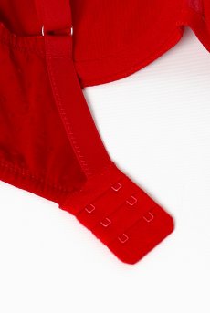 画像12: HARPER-red-B214 | 3/4カップ・ワイヤーブラ・グラマー向け・レッド| ewabien エヴァビアン【サイズ交換OK】 輸入下着・高級ランジェリー  (12)